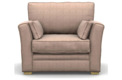 Heart of House Malton Fabric Cuddle Chair - Mushroom
